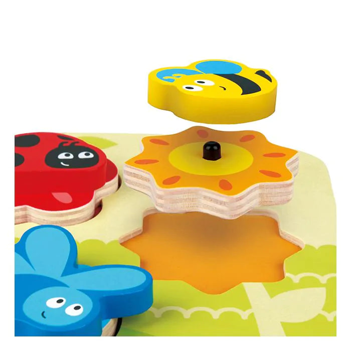 Динамичен пъзел с насекоми Hape