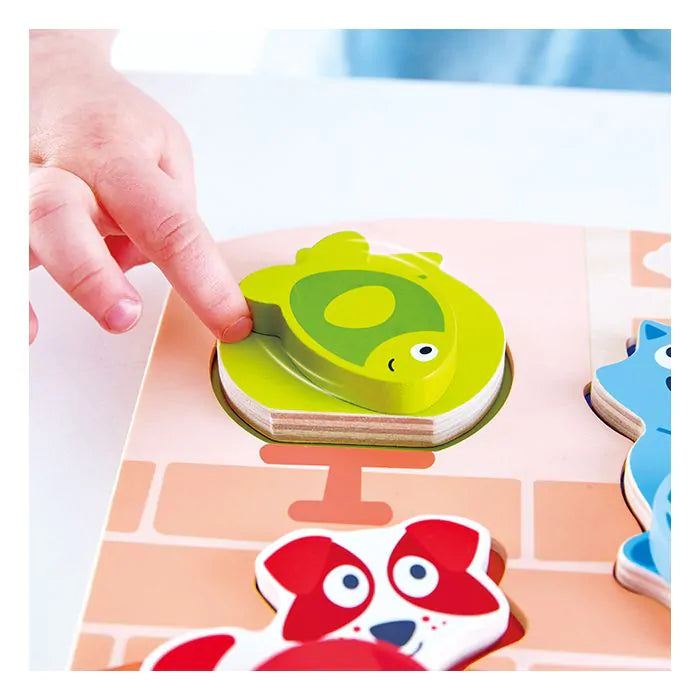 Hape динамичен пъзел за домашни любимци