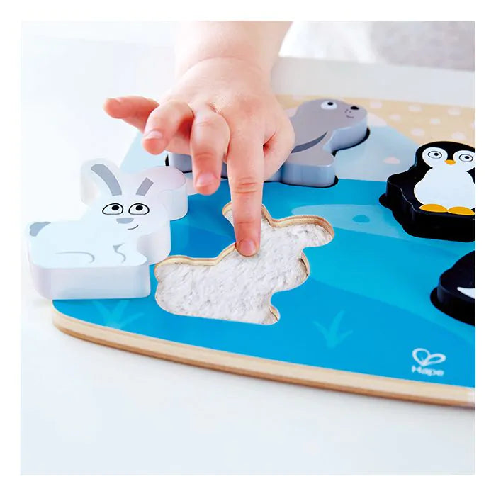 Hape Polar Animal Taktil Puslespil