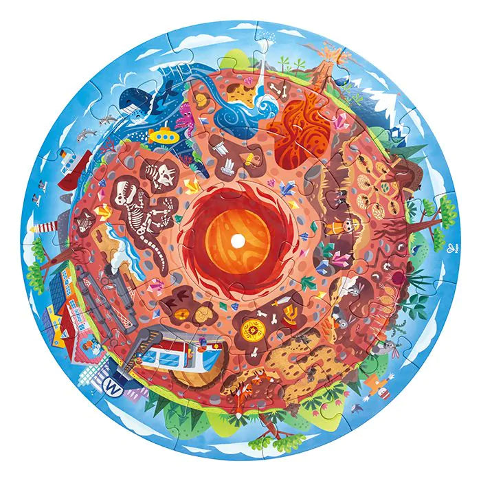 Пъзел Hape Underground World
