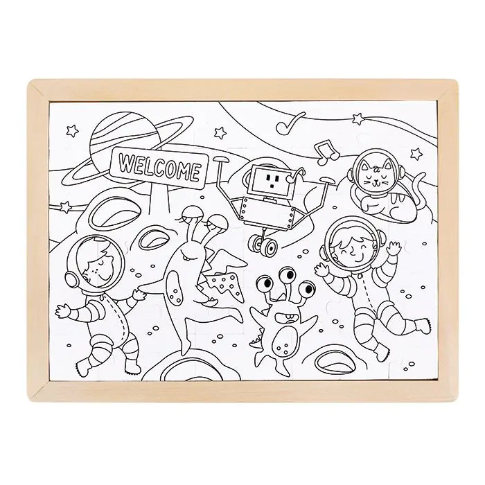 Пъзел Hape Space Friends