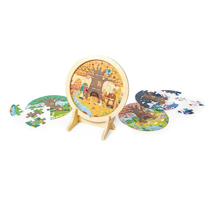 Hape 4-сезонен пъзел на слоеве