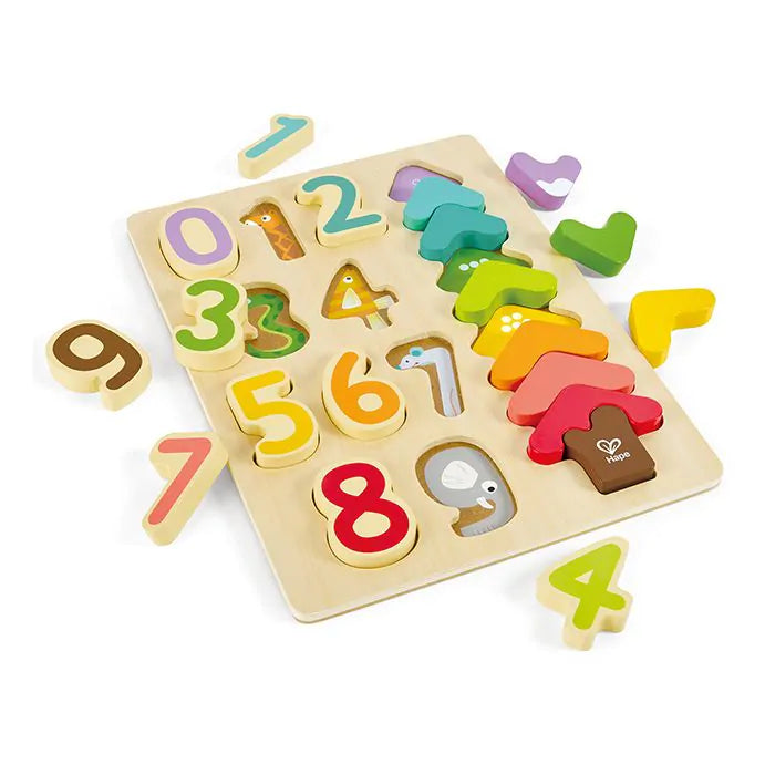 Hape Пъзел с цветове и числа
