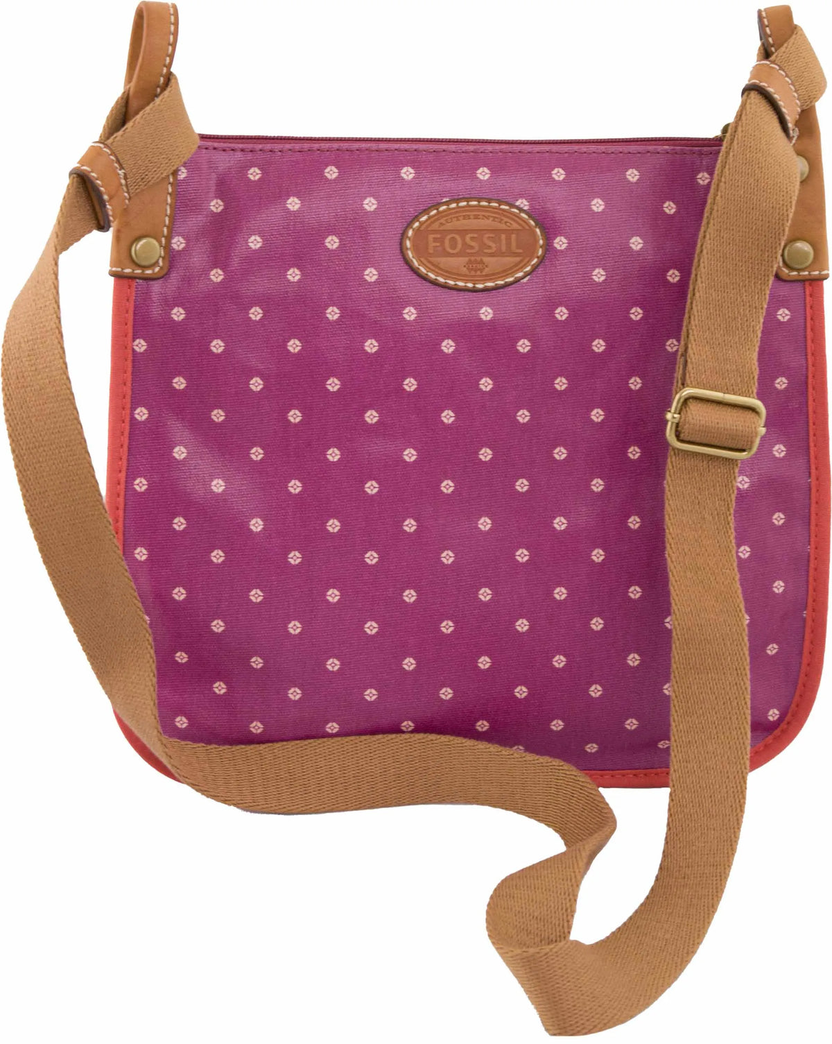 Дамска чанта Fossil Keyper Shoulderbag 28 см лилаво