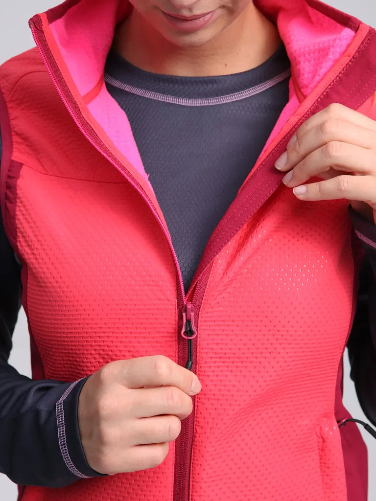 Colete Esportivo Feminino Loap Uravena Rosa