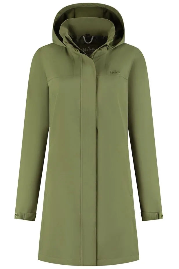 Abrigo softshell de mujer kjelvik nova verde s