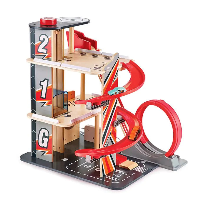 Hape Gearhead Stunt Garage