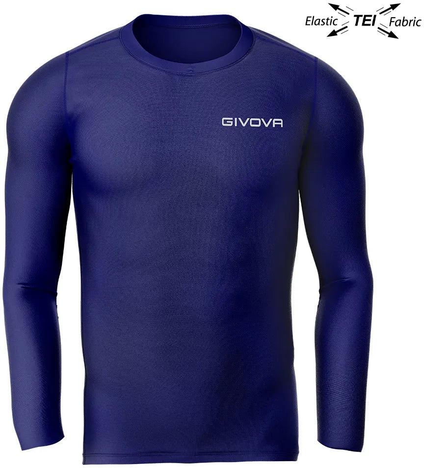 Camiseta funcional givova corpus 3 maglia intima elastica azul 3xs