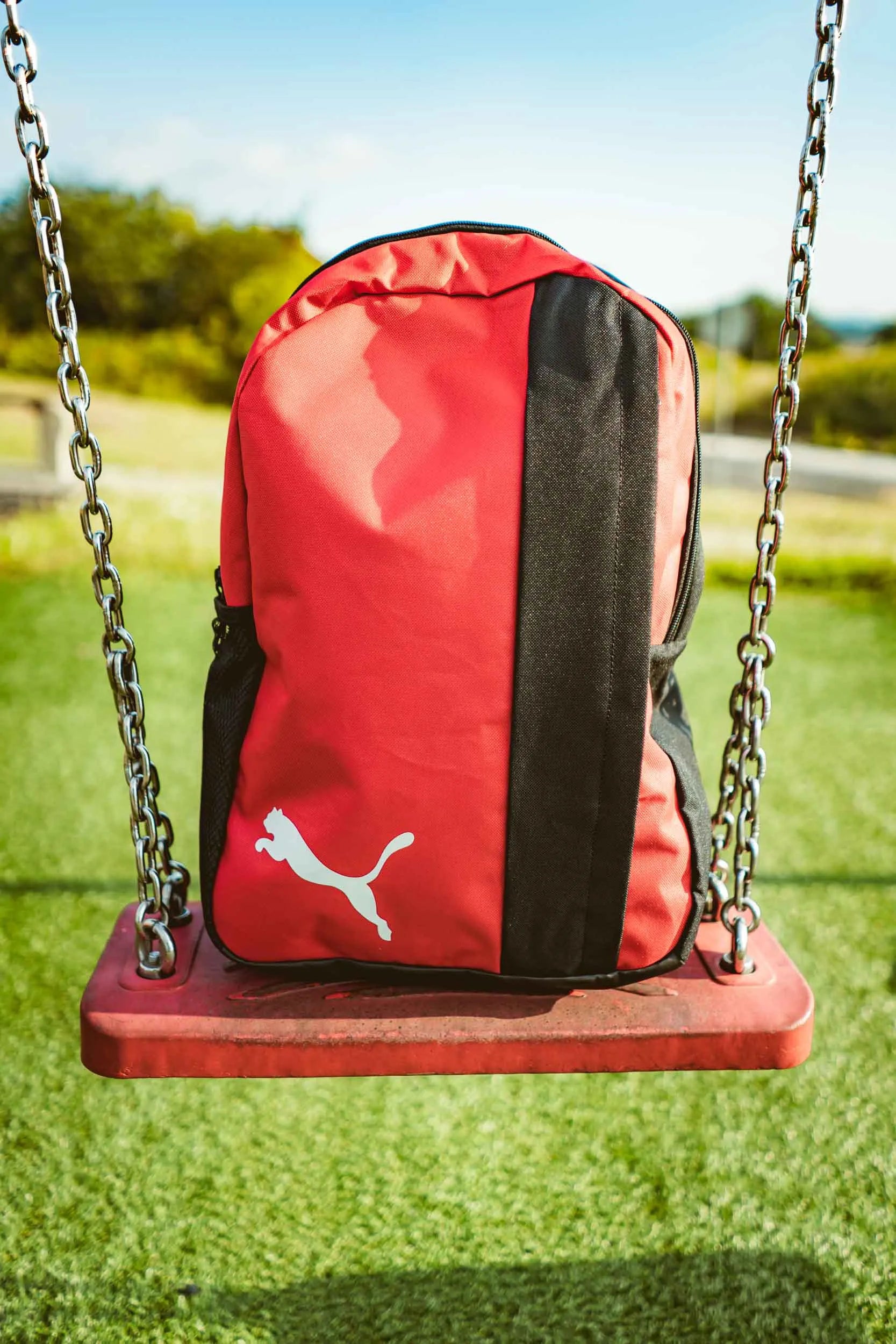 Mochila puma teamgoal 23 mochila vermelho-preto vermelho