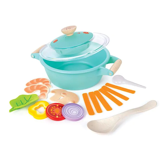Игрален комплект Hape Little Chef Cooking & Steam