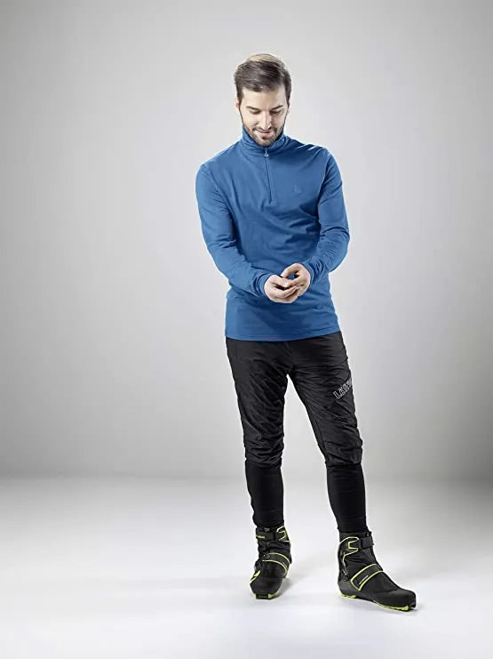 T-léine Teirmeach na bhFear Löffler Transtex Zip-rolli Basic Cf Men Grey