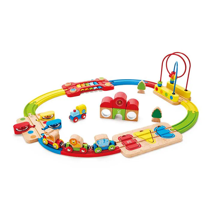 Hape Rainbow Puzzle Railway