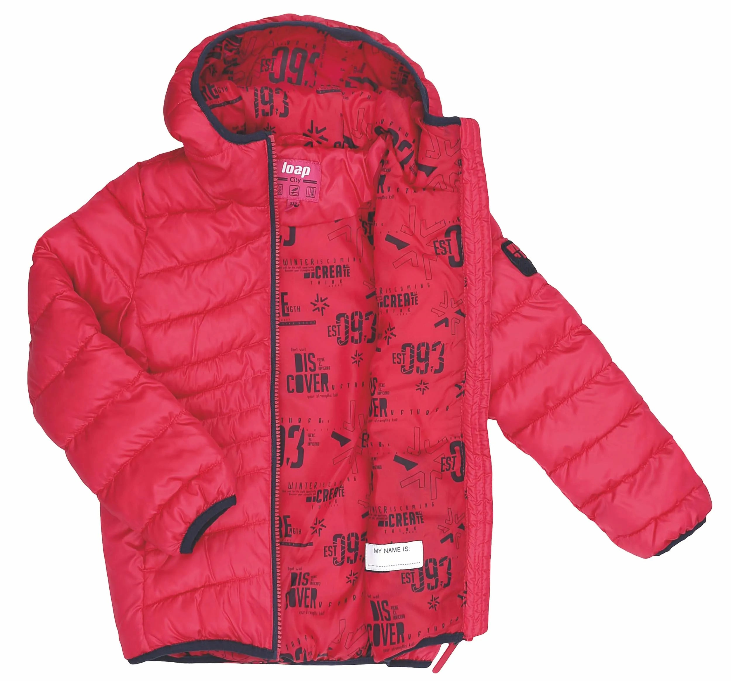 Детско зимно яке Loop Intermo Pink