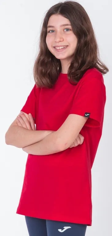 Camiseta feminina joma manga deserto vermelho vermelho l