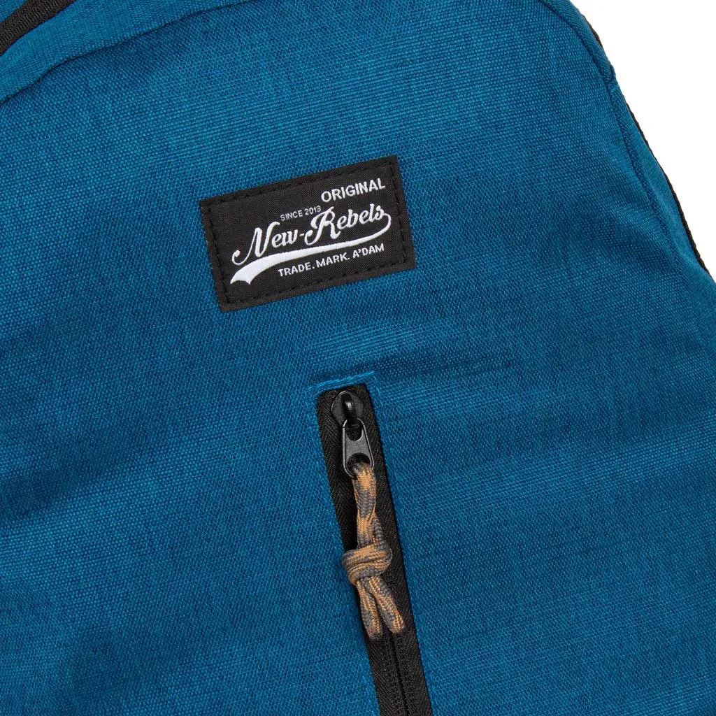 Ryggsäck new rebels andes front dragkedja blå 25l blå