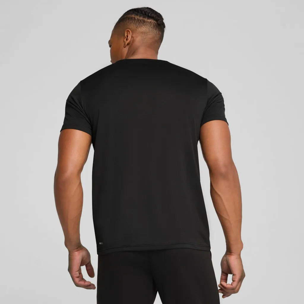 Heren Puma Ess Solid Big Cat Tee zwart