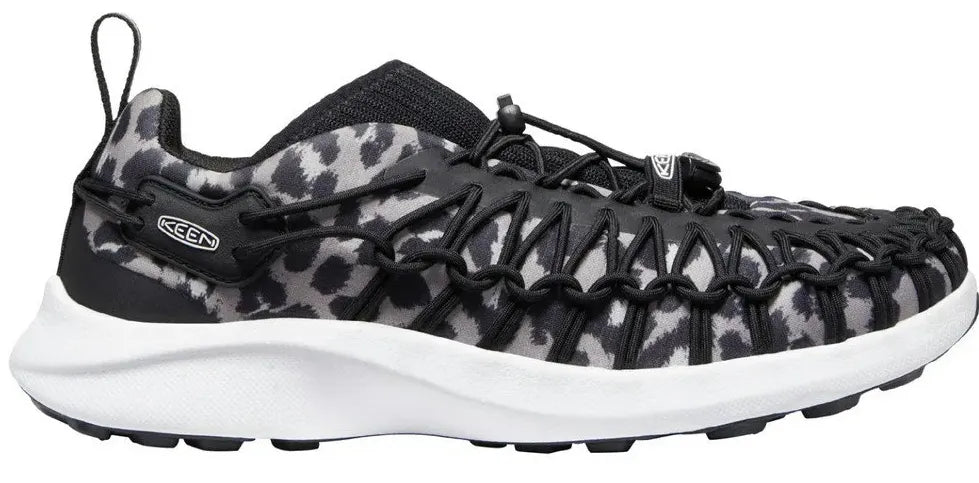 Keen Wmns Uneek Sneaker Animal Print/vit Svart