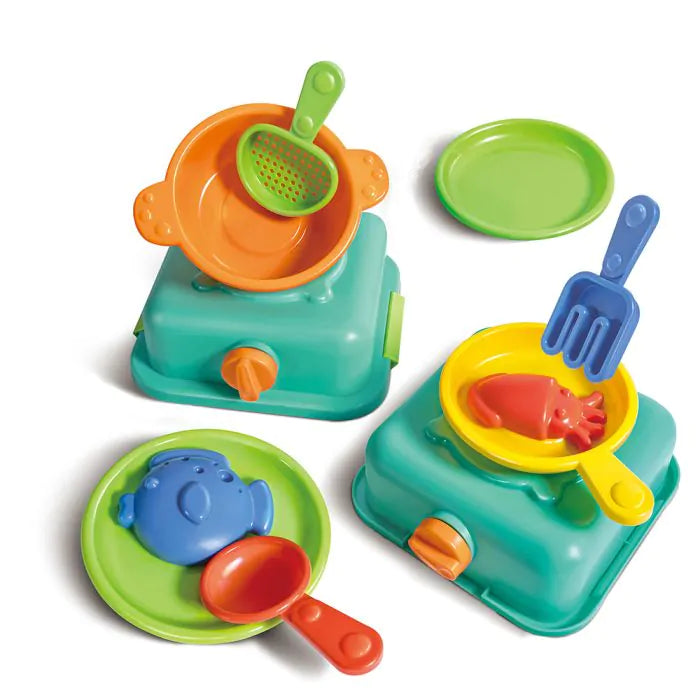 Hape Sandy Chef - Игрален комплект за готвене на плажа