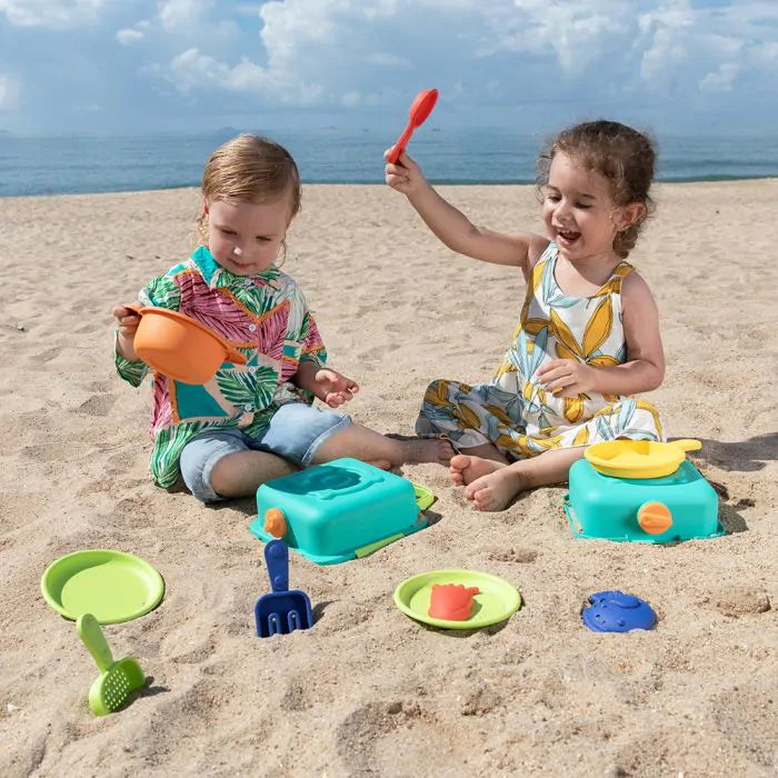 Hape Sandy Chef - Игрален комплект за готвене на плажа