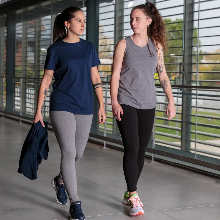 Camiseta feminina joma manga deserto azul marinho l
