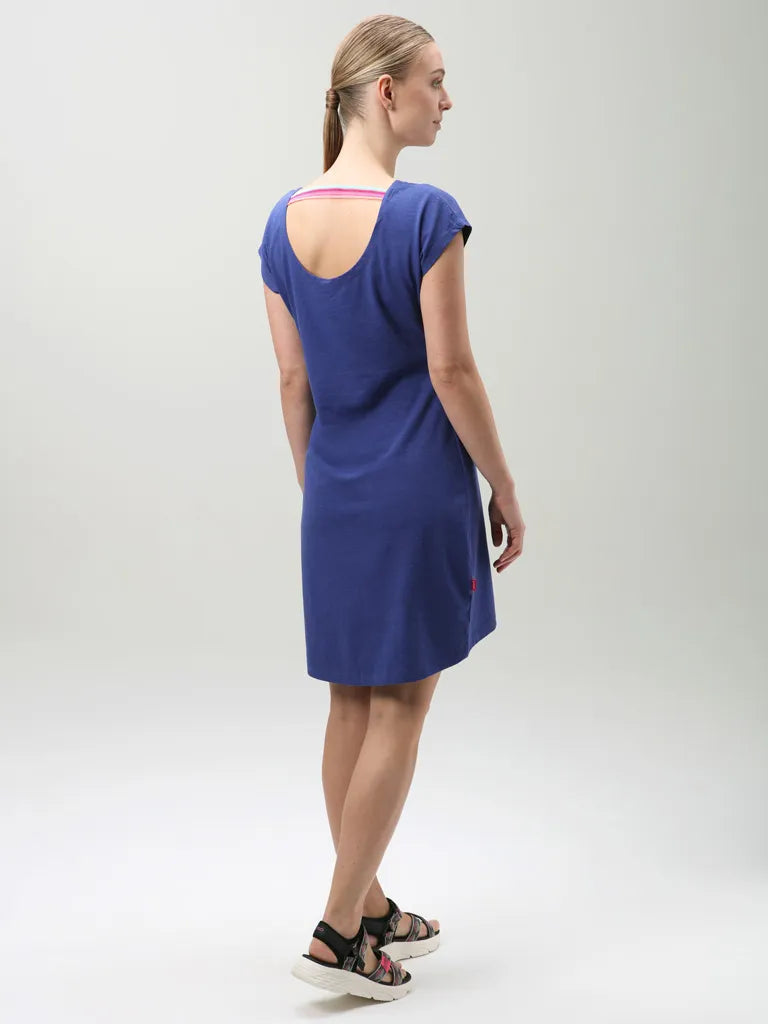 Kvinders kjole Loap Aubrieta Blue