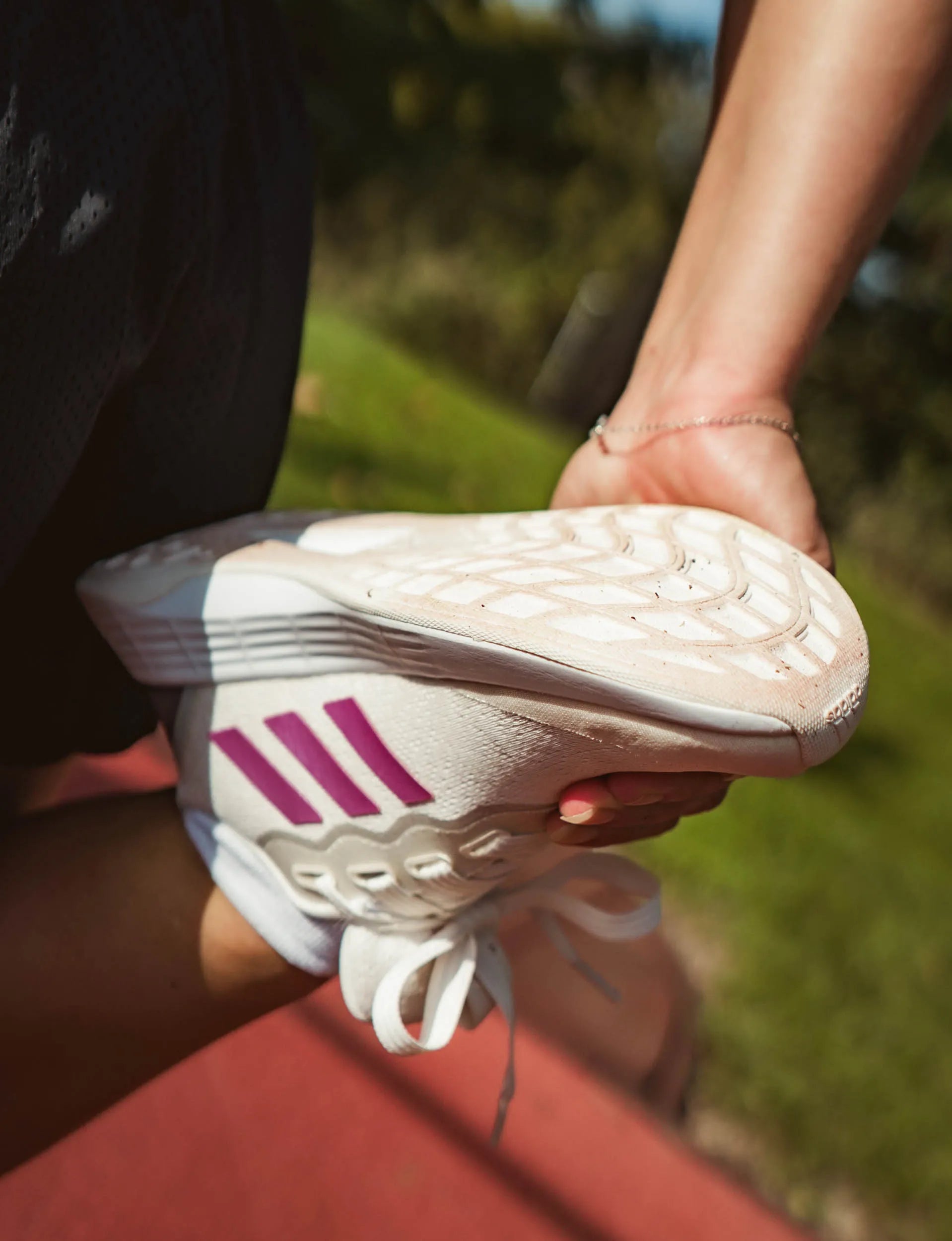 Női futócipő adidas qt racer sport krétafehér 40