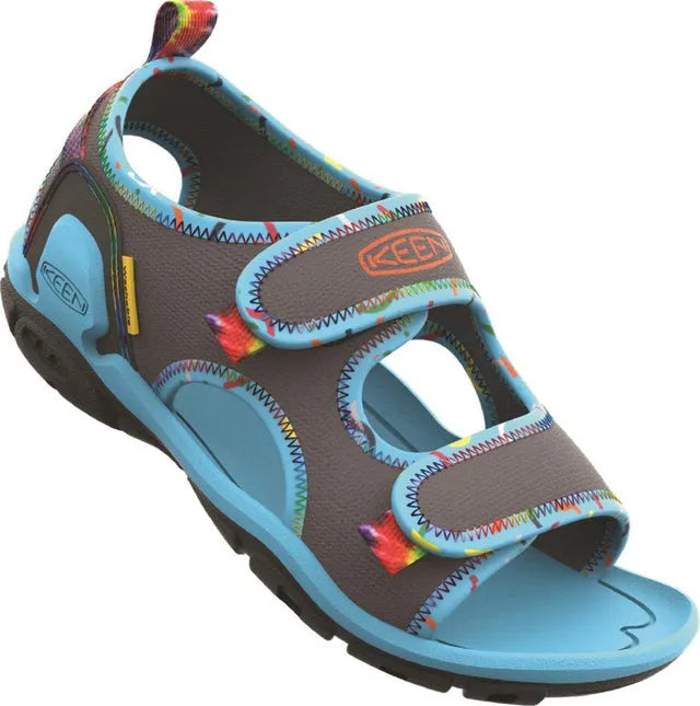 Keen Jr Knotch Creek Ot Magnet-tie Dye Kids Sandals Blue