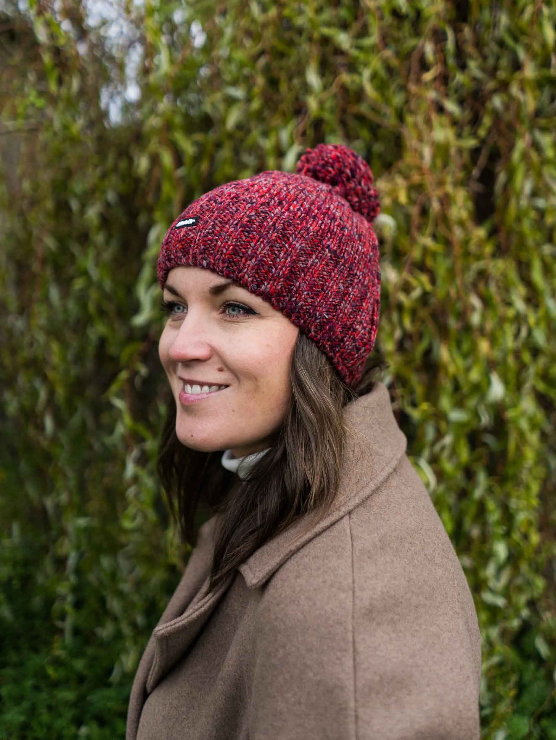Bonnet d'hiver Eisbär Wms Tilia Pompon Rouge Rouge