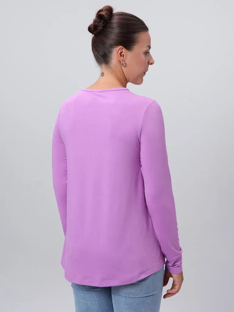 Damen-T-Shirt Loap Byrcela Lila