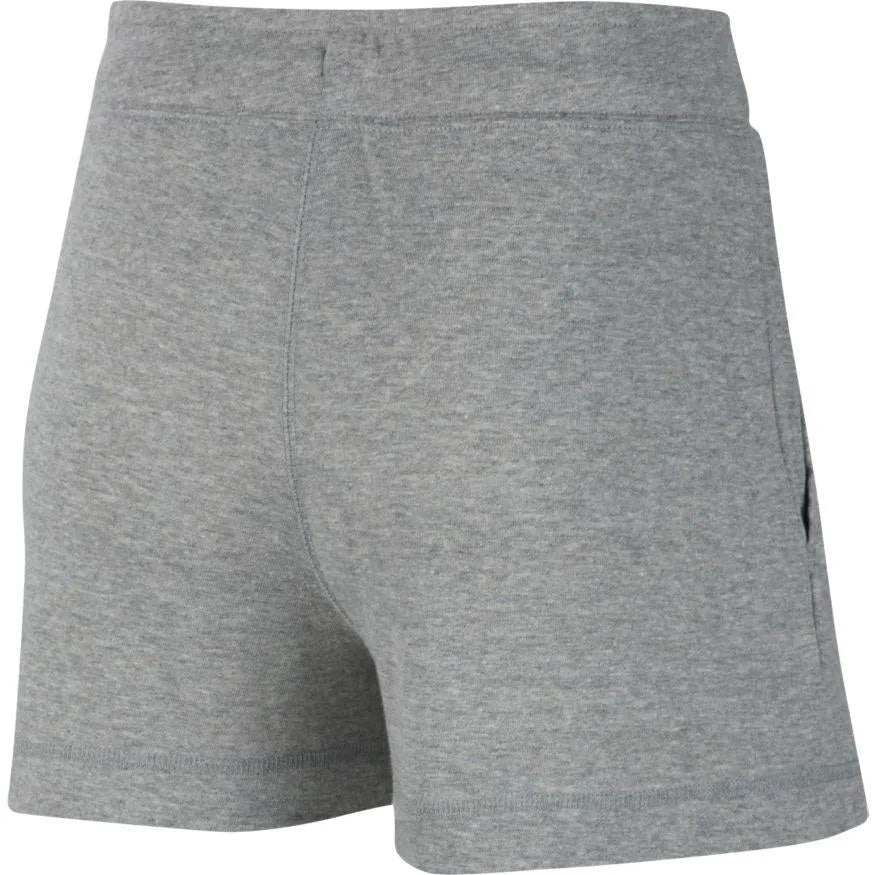 Short femme nike gym vintage short gris l