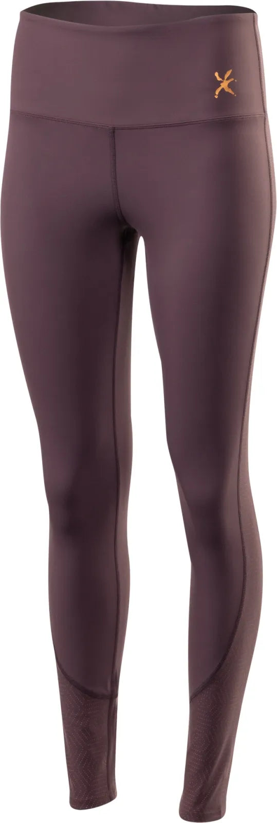 Leggings funzionali da donna Klimatex Danae Marrone