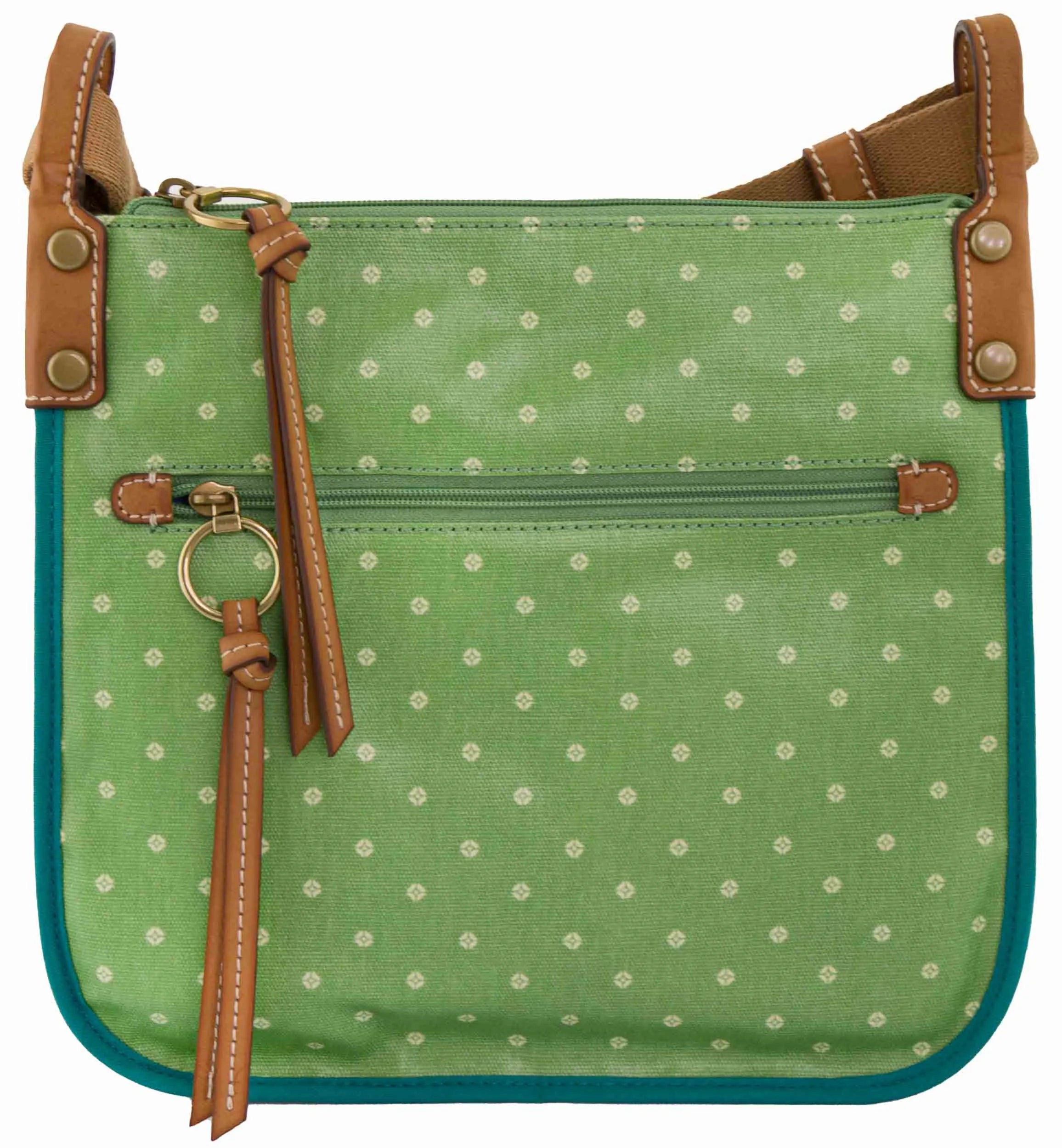 Handväska fossil wmns hand- axelväska nyckel-per crossbody grön