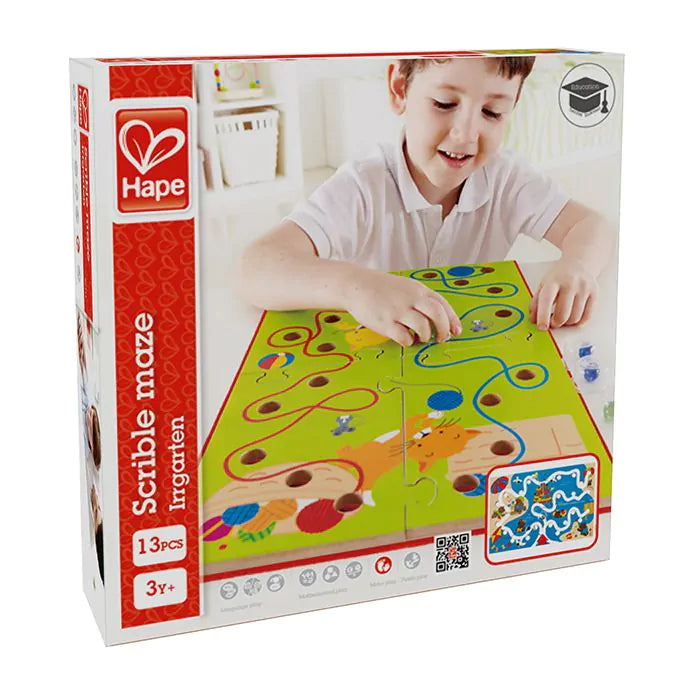 Лабиринт с драсканици Hape