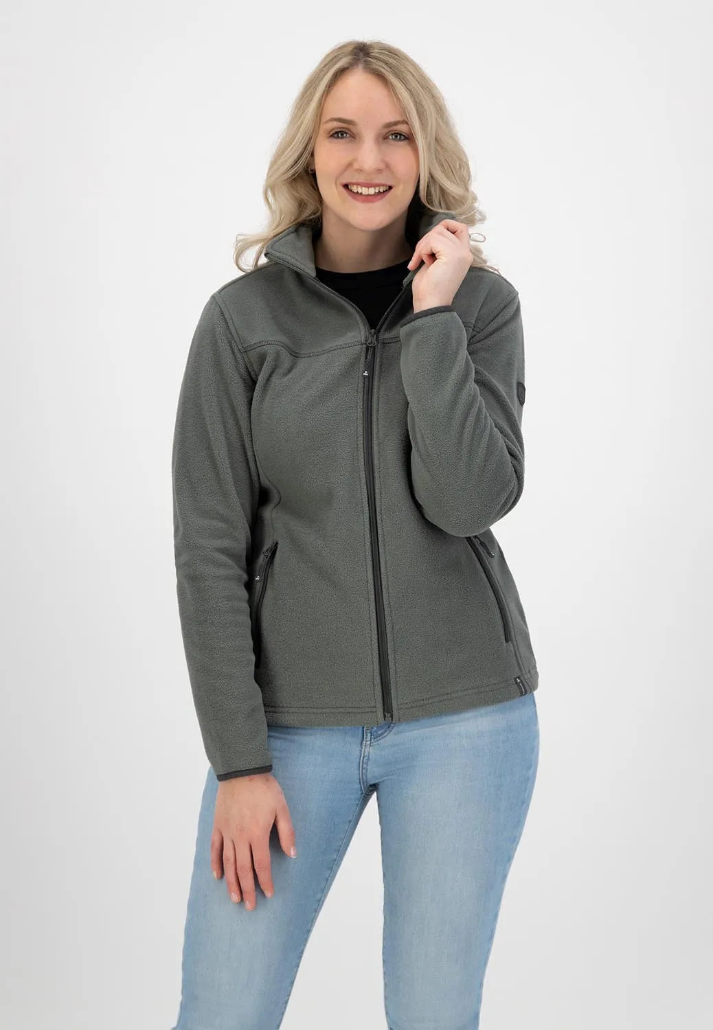 Women's Fleece Sweatshirt Kjelvik Polar Danique Balsam Green