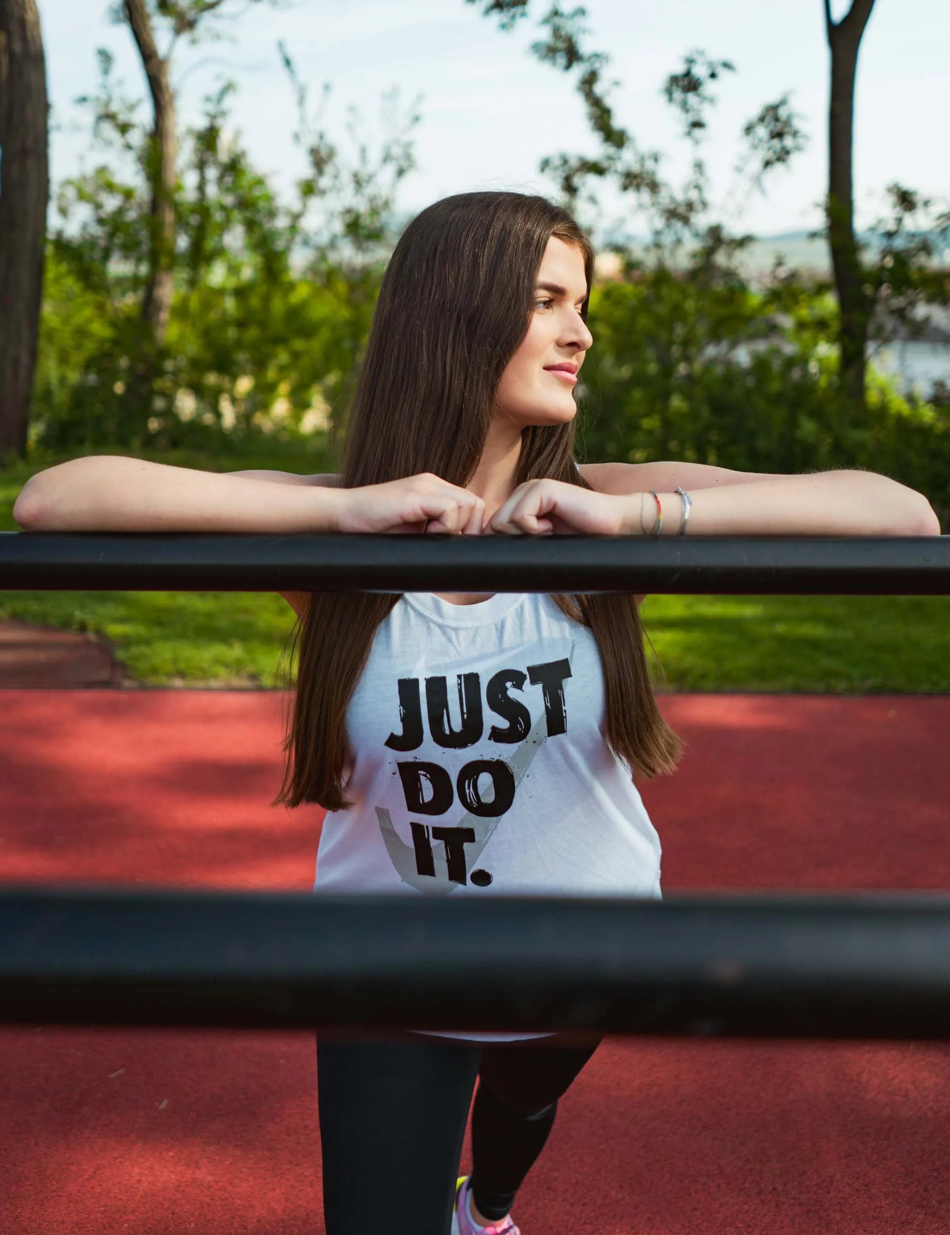 Nike tanktop til kvinder hvid