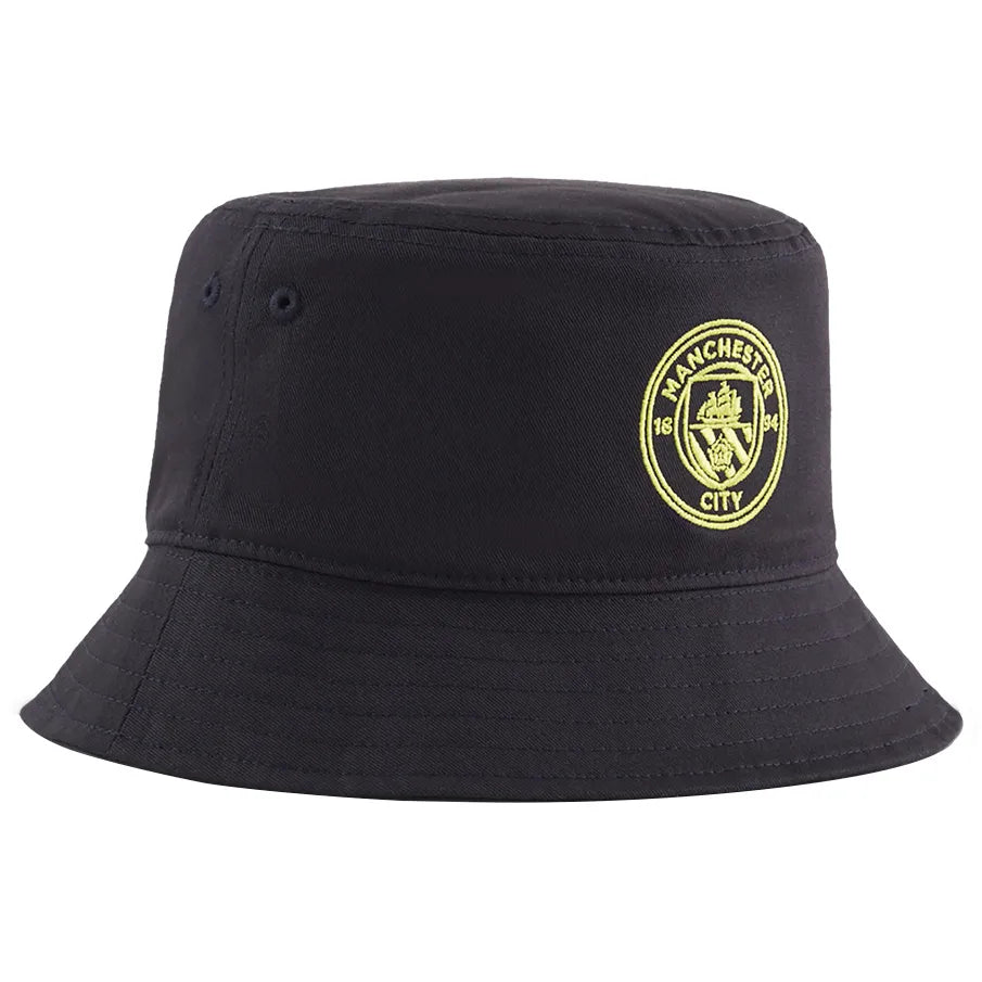Puma Man City Unisex Mcfc Ess Bucket Hat New Navy Blue