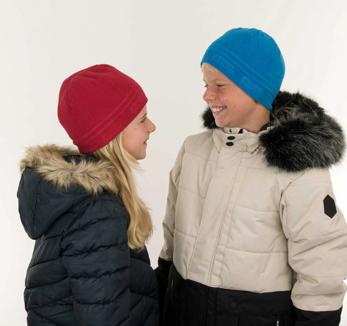 Children's Fleece Hat Nordblanc Red Jr