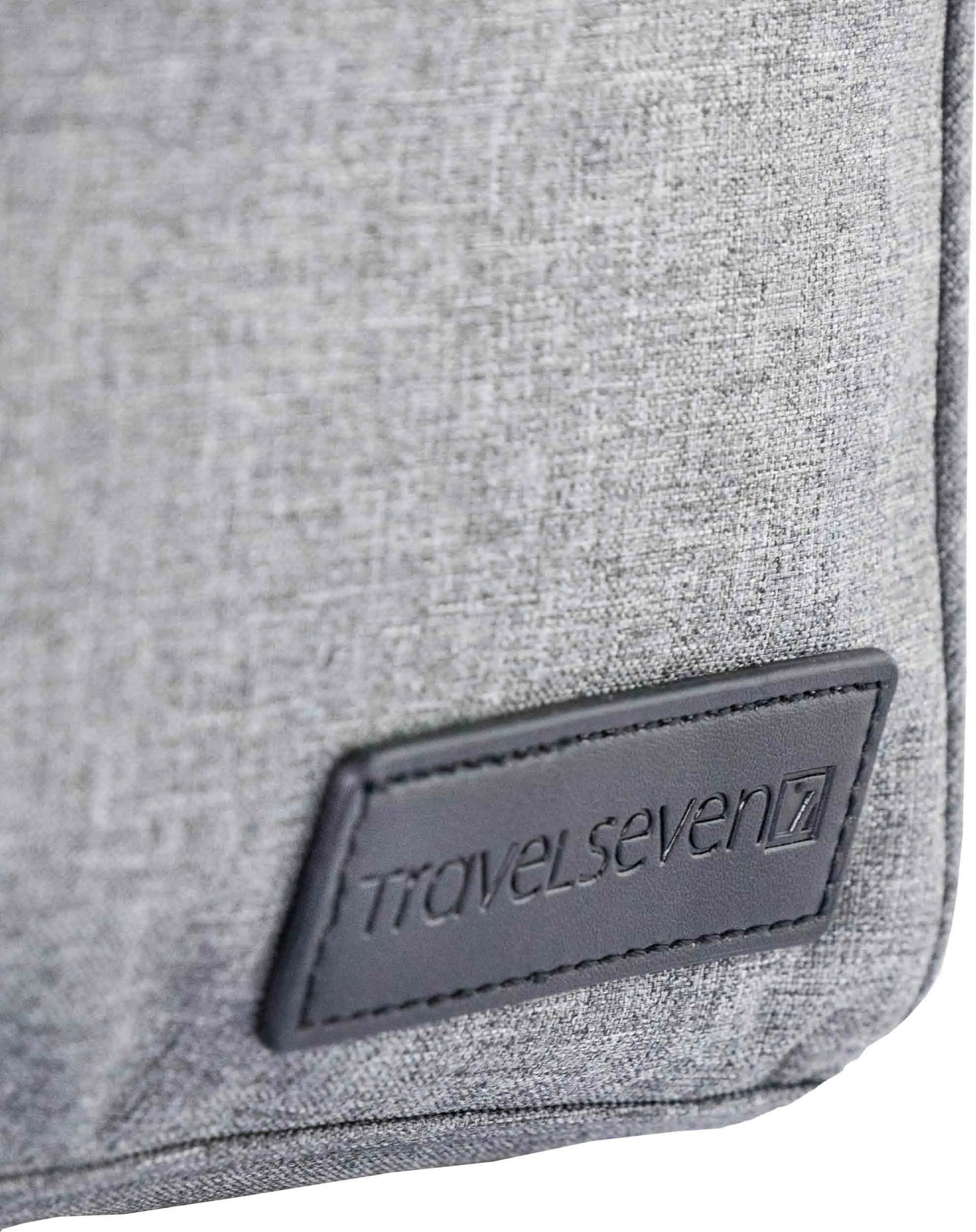 Neceser Travison marrón gris
