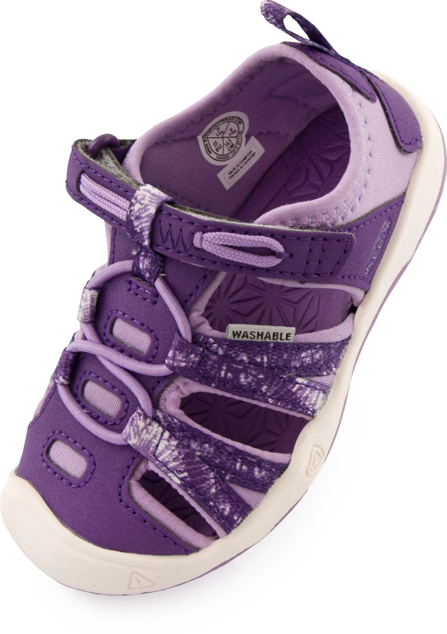 Sandals sóisearach fonn jr moxie sandal il-bhéarla lavender corcra 19