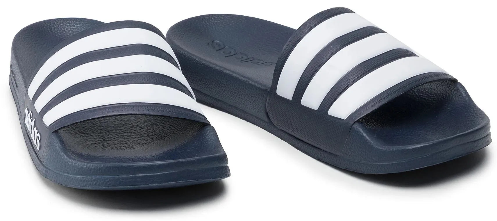 Kapcie adidas unisex adiletten shower core czarno-niebieskie 40.5