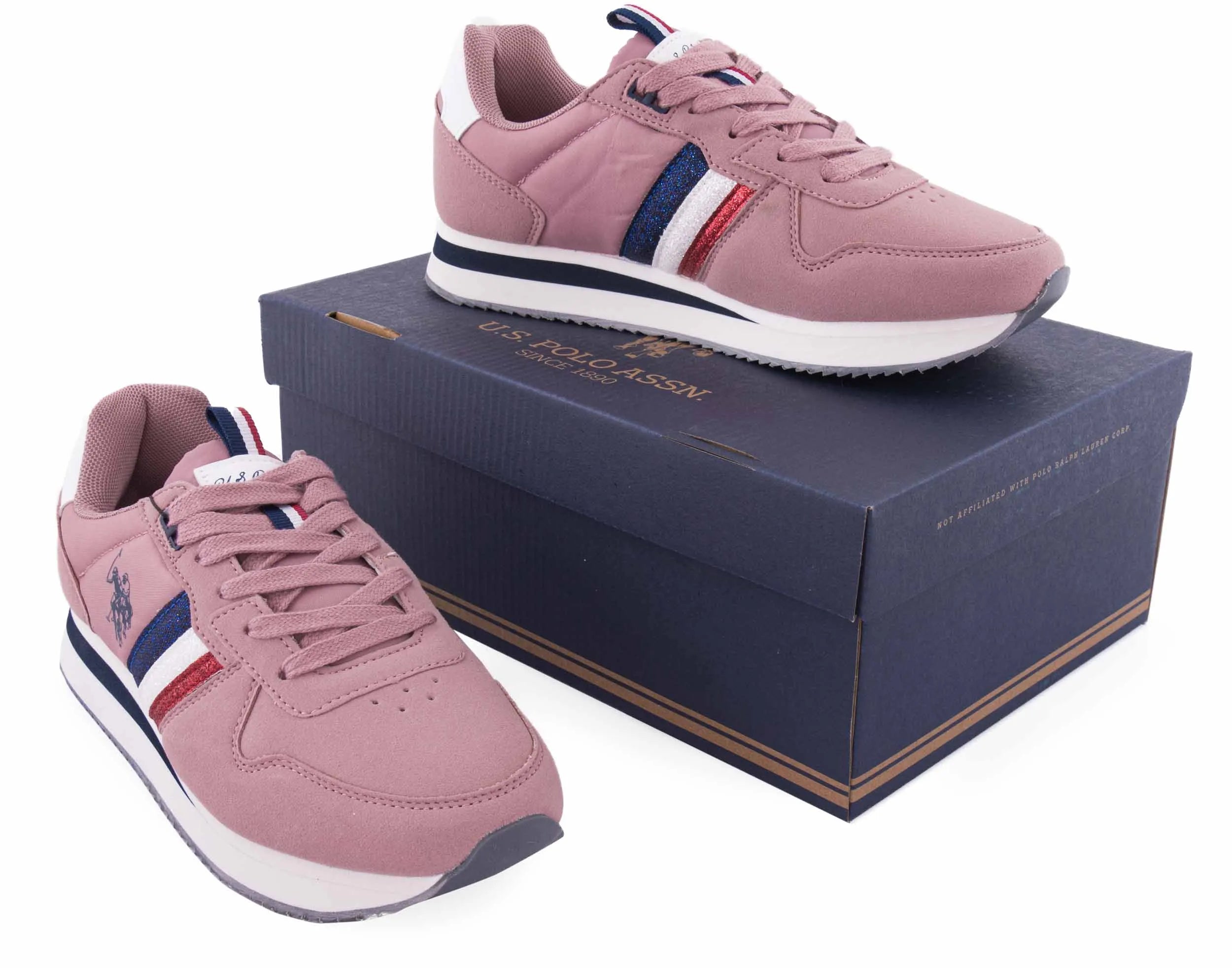 Damesschoenen VS. Polo Assn. Sneakers roze