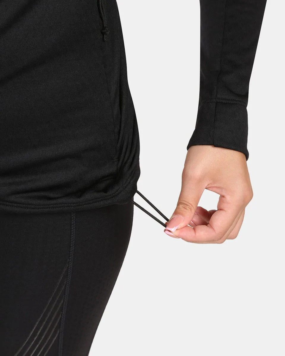 Felpa in pile da donna Kilpi Siren-W Nera 36