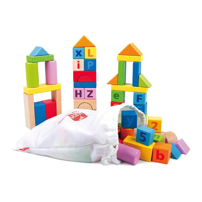 Hape Count And Spell Blocks 80 Pcs