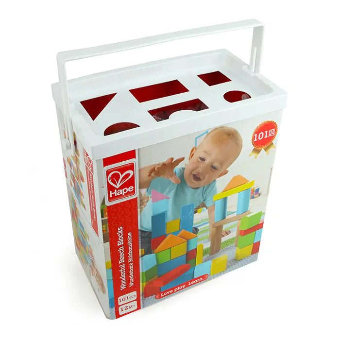 Hape Wonderful Beech Blocks 101 Pcs