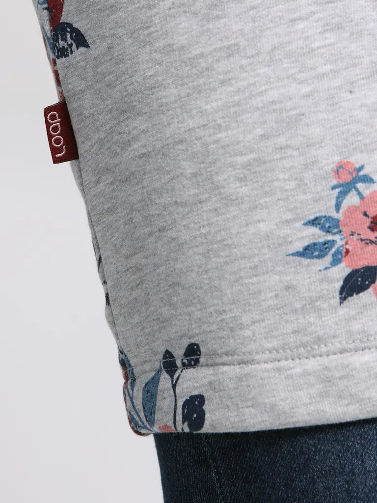 Kvinders sportskjole/sweatshirt sløjfe ebunka grå s