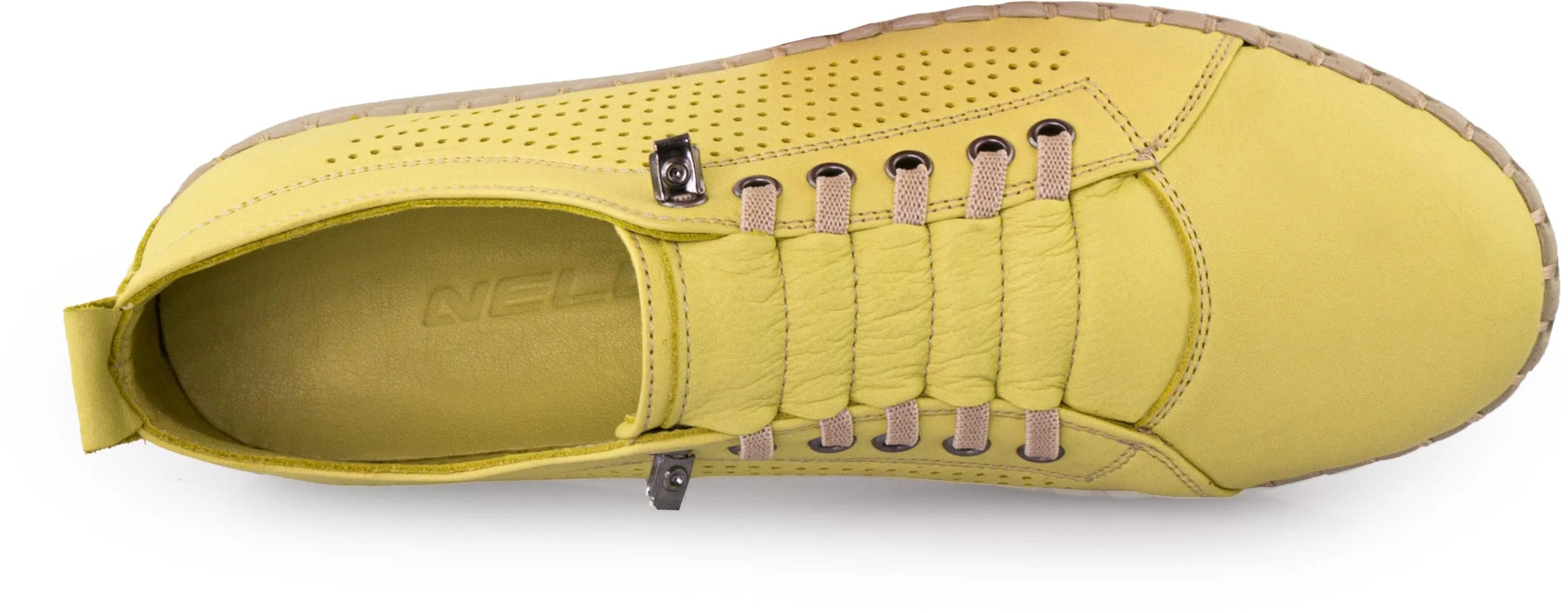Chaussures en cuir pour femmes Nell Perform Sunny Lime Green