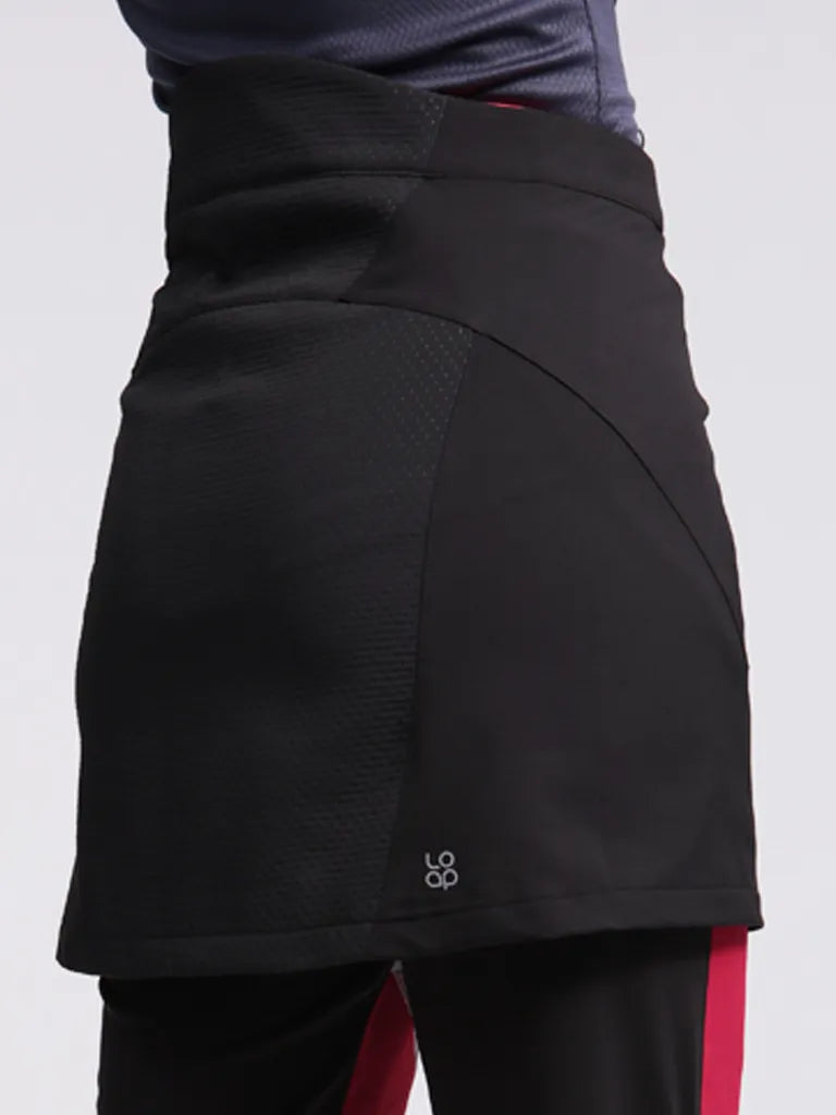 Geïsoleerde damesrok loap urkiss zwart s