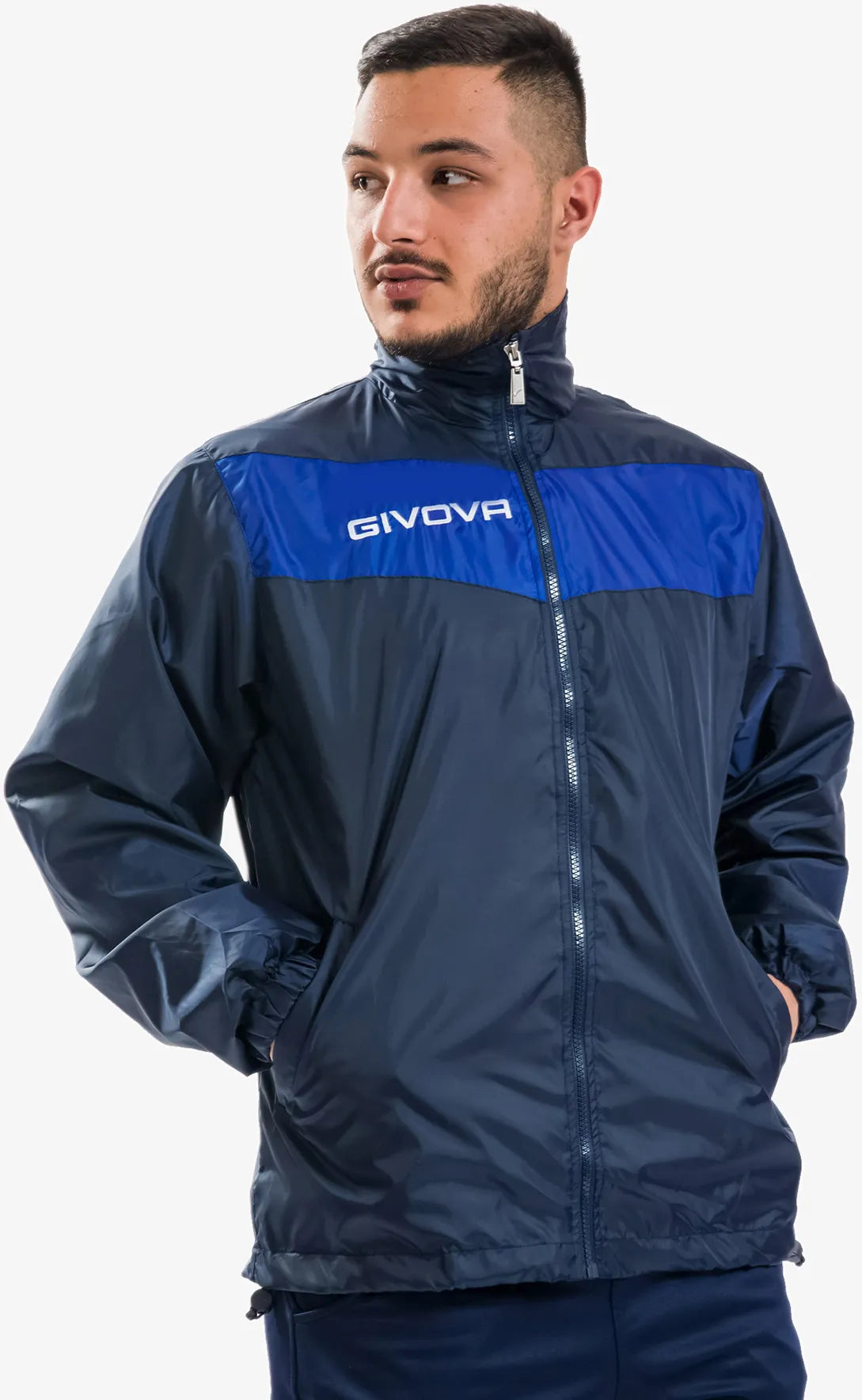 Kurtka sportowa Givova Rain Blue-azzuro Blue
