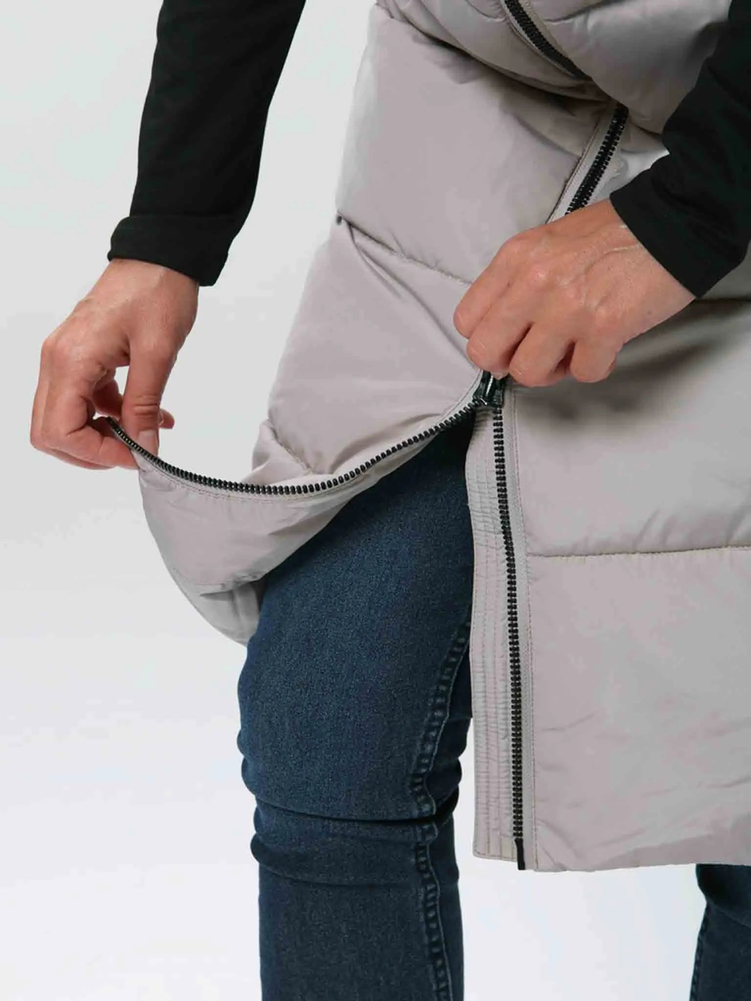 Colete Feminino Loap Tanja Cinza