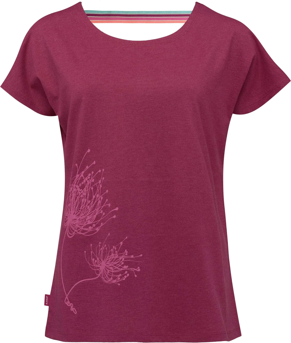 Camiseta Feminina Loap Aumara Rosa Rosa